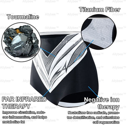 🥇Medical Grade Titanium Fiber Self-heating Tourmaline Shaping Shorts💌: Lymphedema, Varicose Veins, Scars and Stretch Marks, Gynecological Issues, Acne, Butt Sculpting
